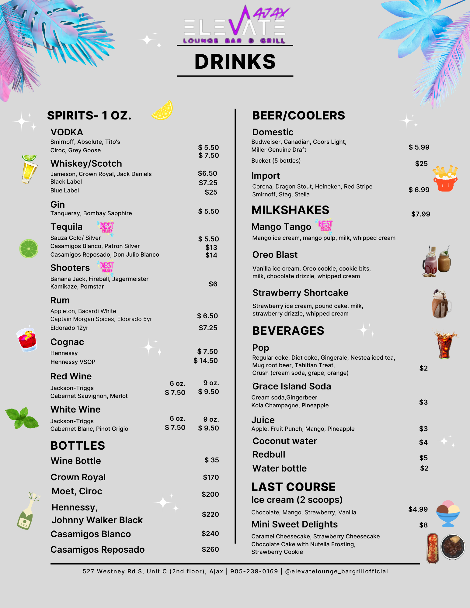 Menu Page 1